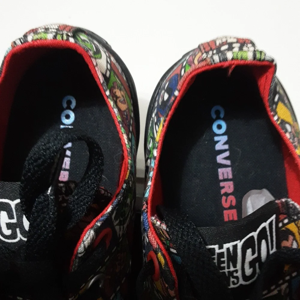 Converse Chuck Taylor Teen Titans‎ Go Colorful Kids Youth 2 Sneakers